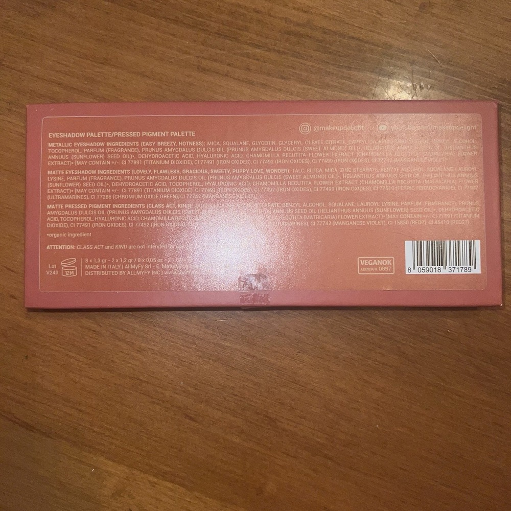 NEW Simple Delight By Cosmyfy Pressed Pigment Palette Eyeshadow - Picture 4 of 6